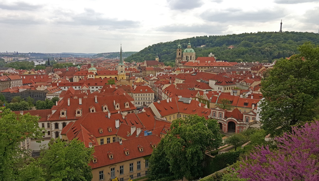 Little Quarter and Petřín Hill from Castle